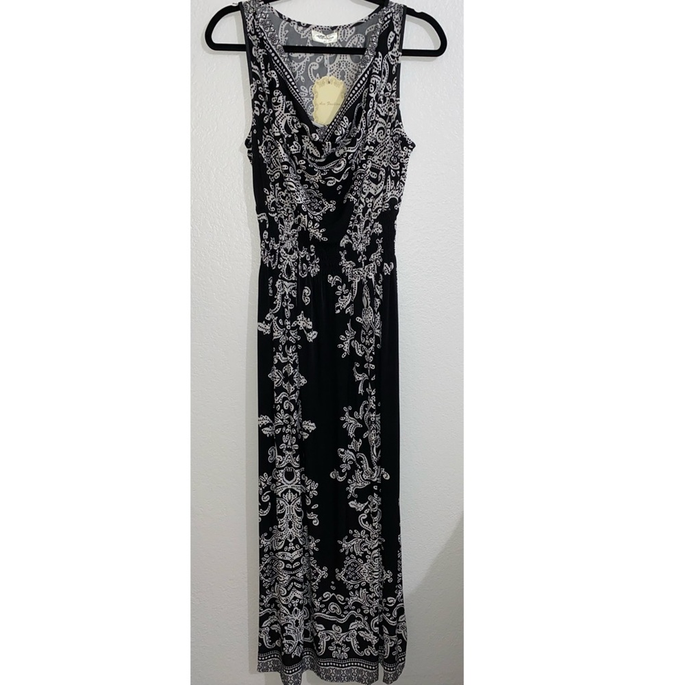 Black and White Maxi Dress